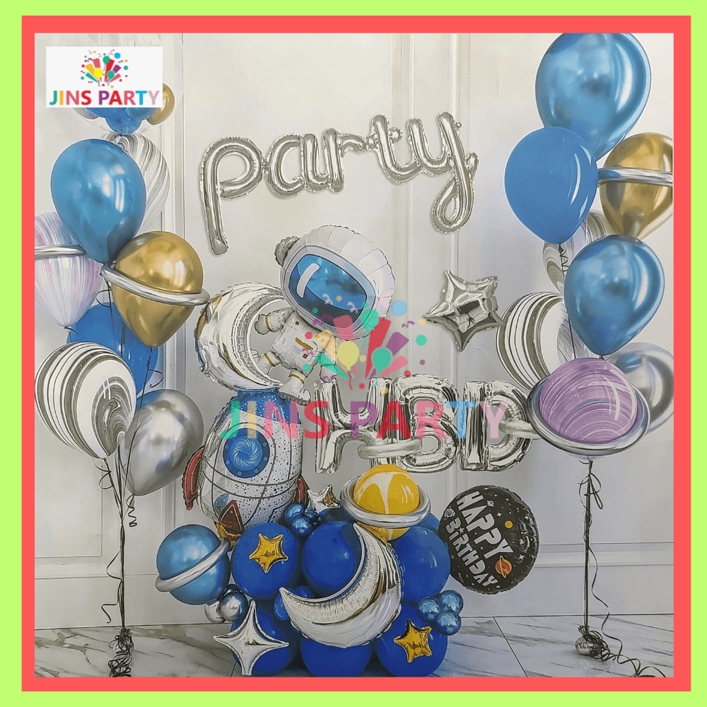 Astronaut Birthday Theme Set 3 For Party & Decorations