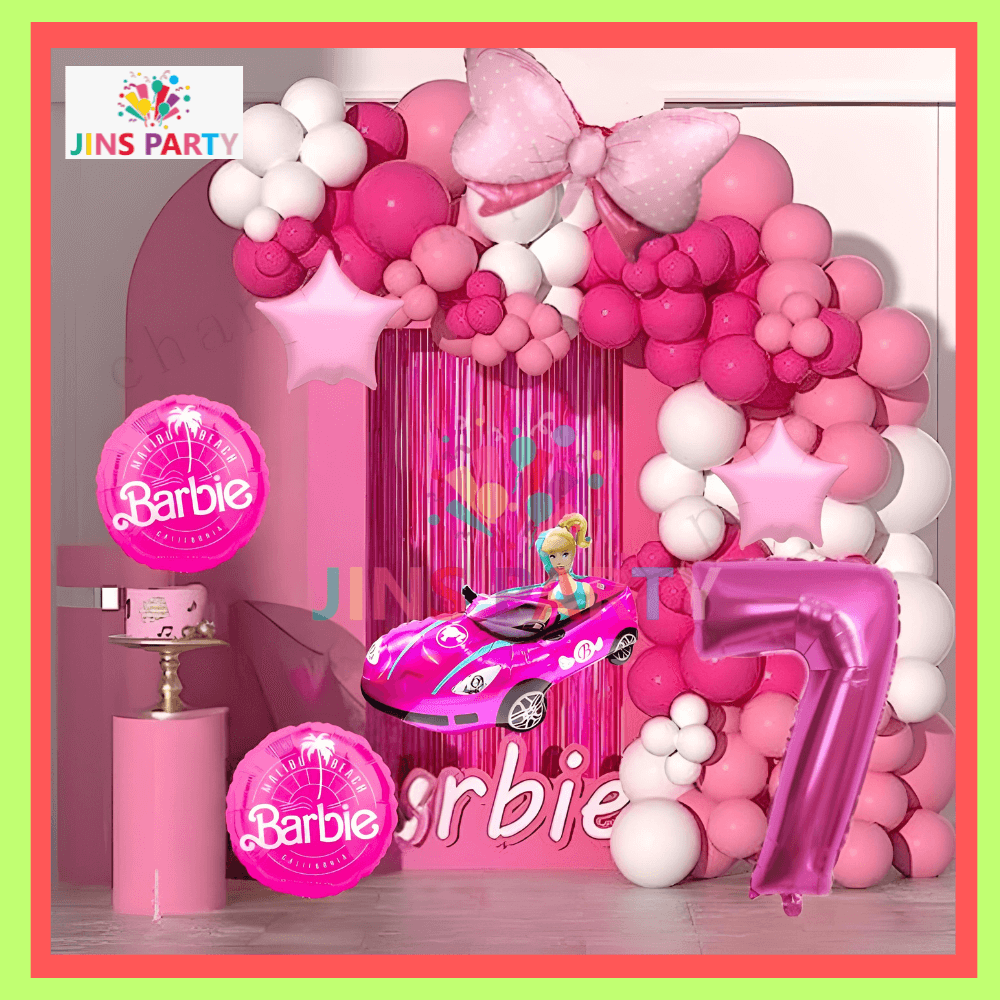 Barbie Birthday Theme Set 1 For Birthday Party & Decorations