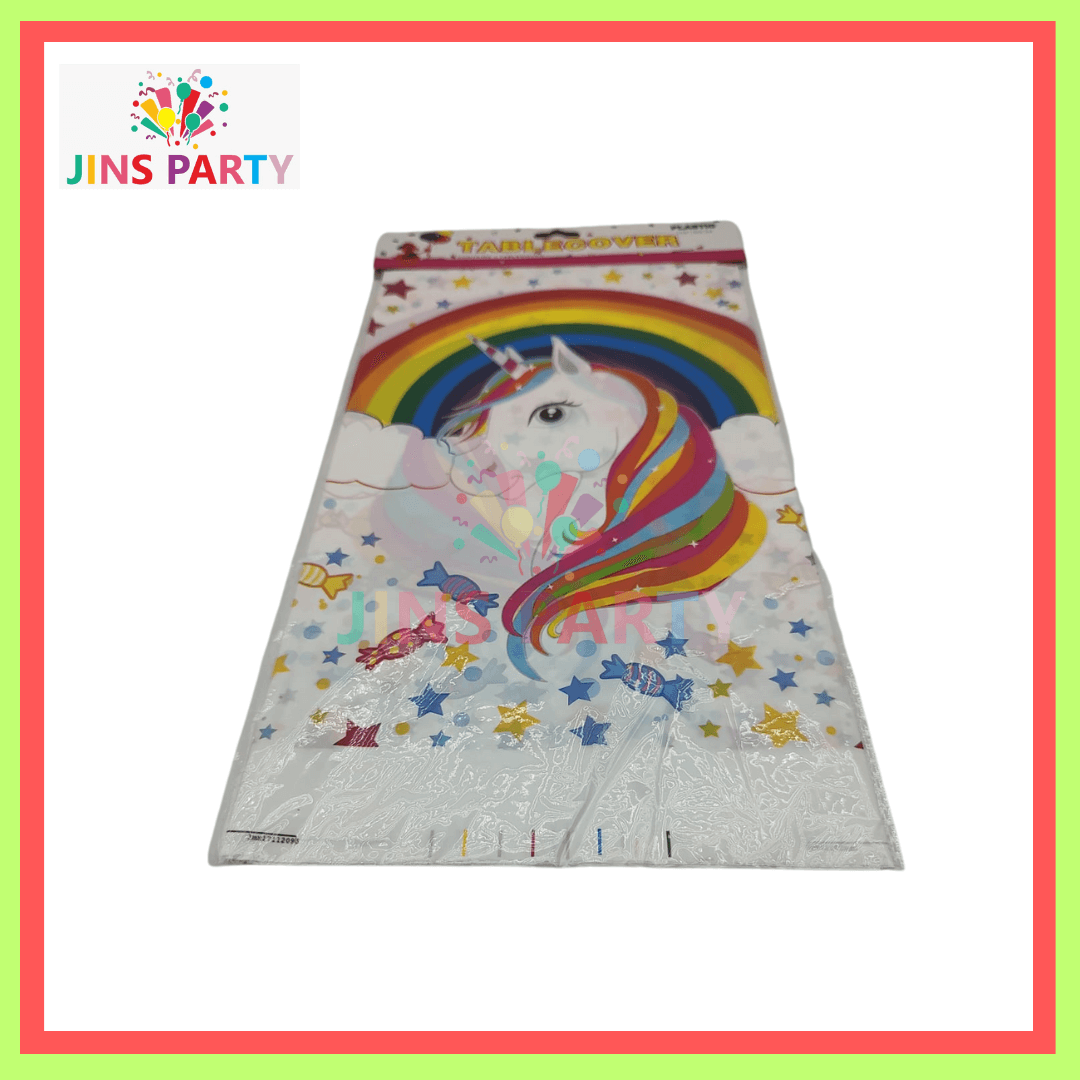 Unicorn Theme Table Cover For Birthday Party & Decoration