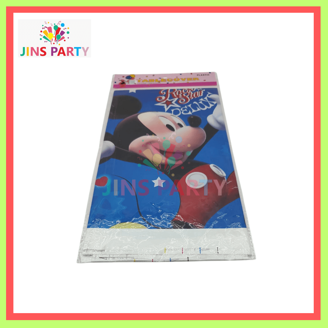Mickky Mouse Theme Table Cover For Birthday Party & Decoration