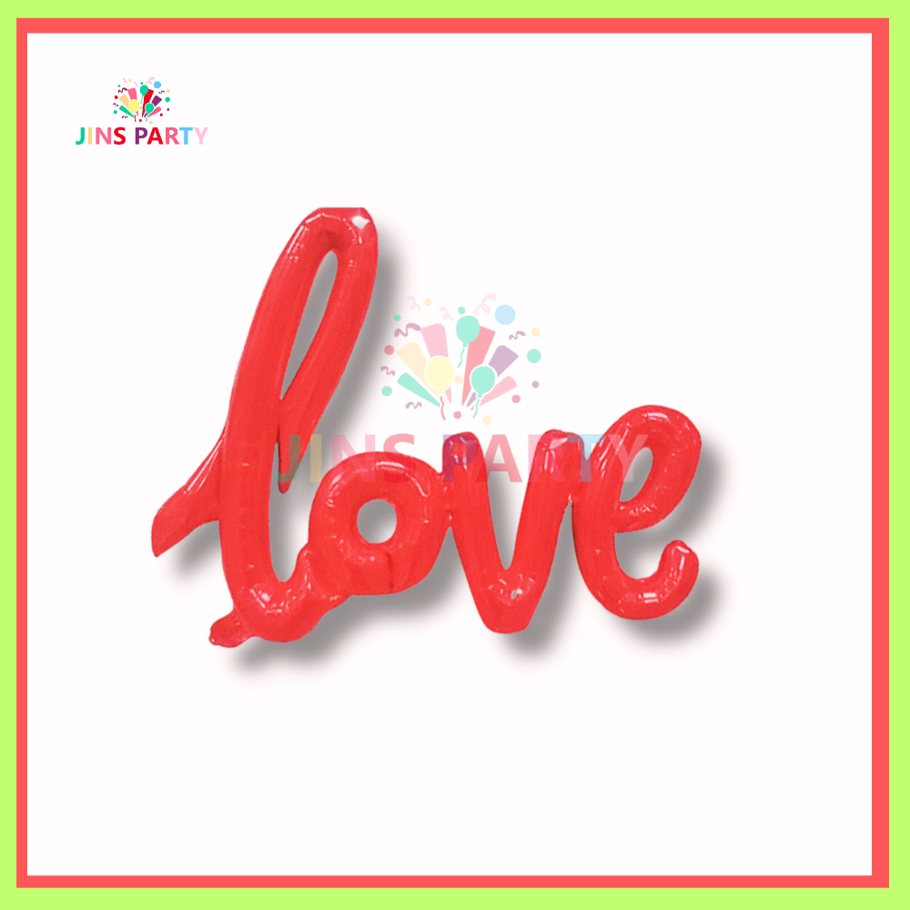 Love Foil 1 Balloon For Birthday Part & Decorations