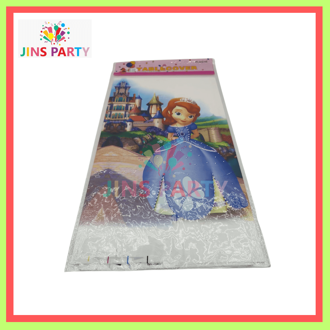Sofia Theme Table Cover for Birthday Party and Decoration