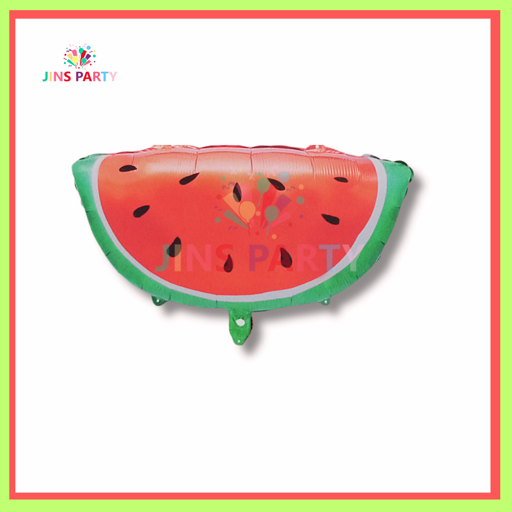 Cut Water Melon Shaped Foil Balloon For Birthday Part & Decorations