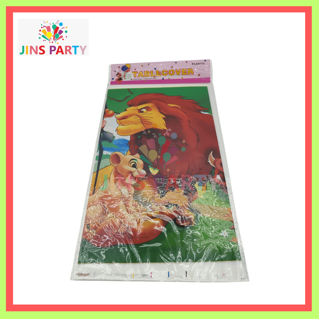 Mufasa Theme Table Cover For Birthday Party & Decoration