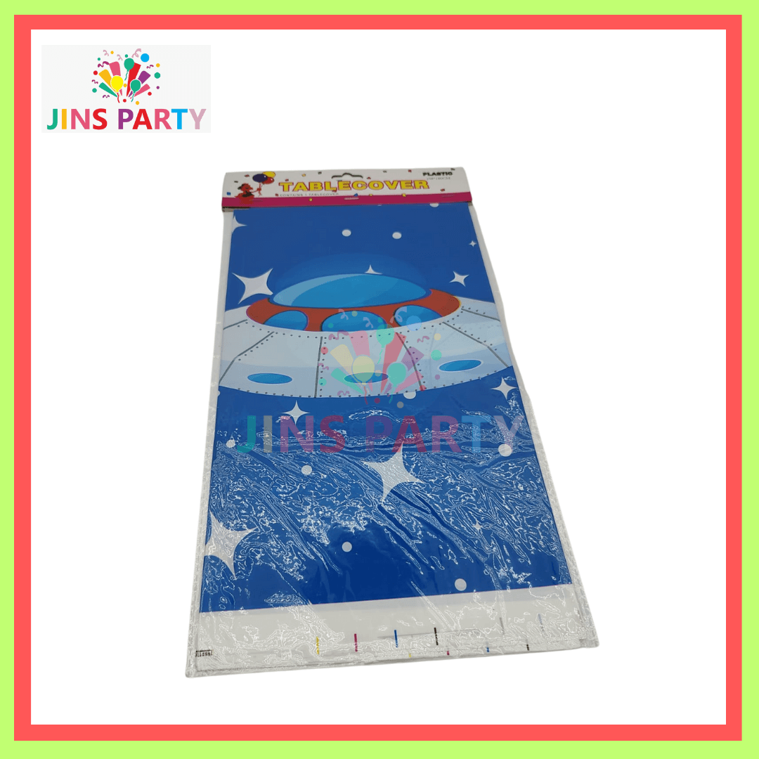 Space Ship Theme Table Cover For Birthday Party & Decoration