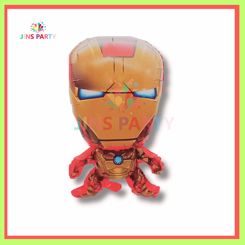 Iron Man Shaped Foil Balloon For Iron Man Theme Birthday Party Celebration & Decoration