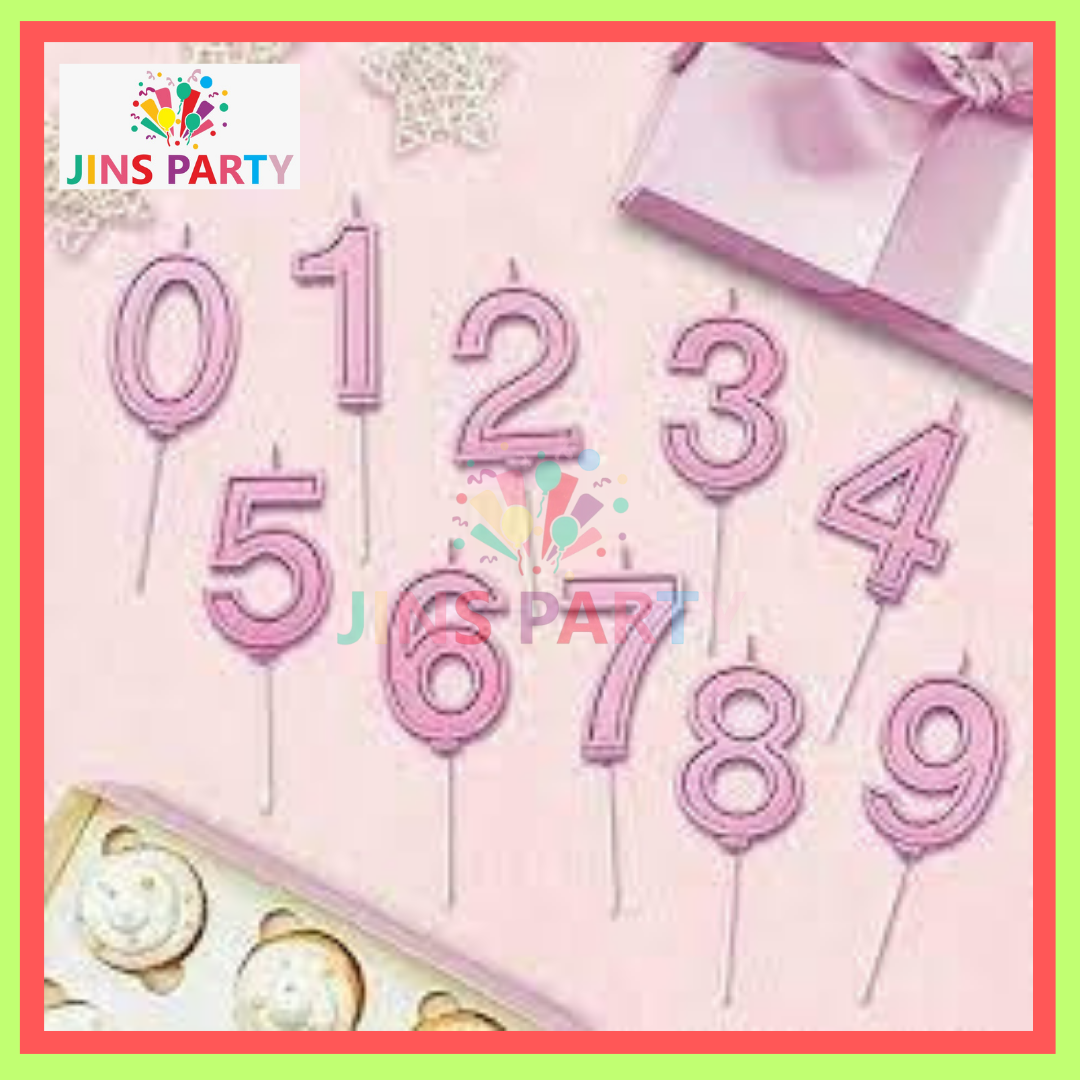3D Number Candles For Birthday, Anniversary Cake Decoration and Celebration