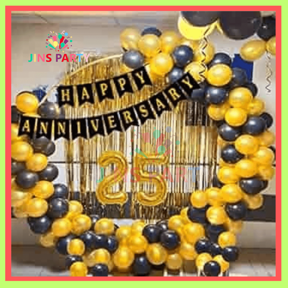 Happy Anniversary Balloon 1st Theme set For Celebration & Decoration