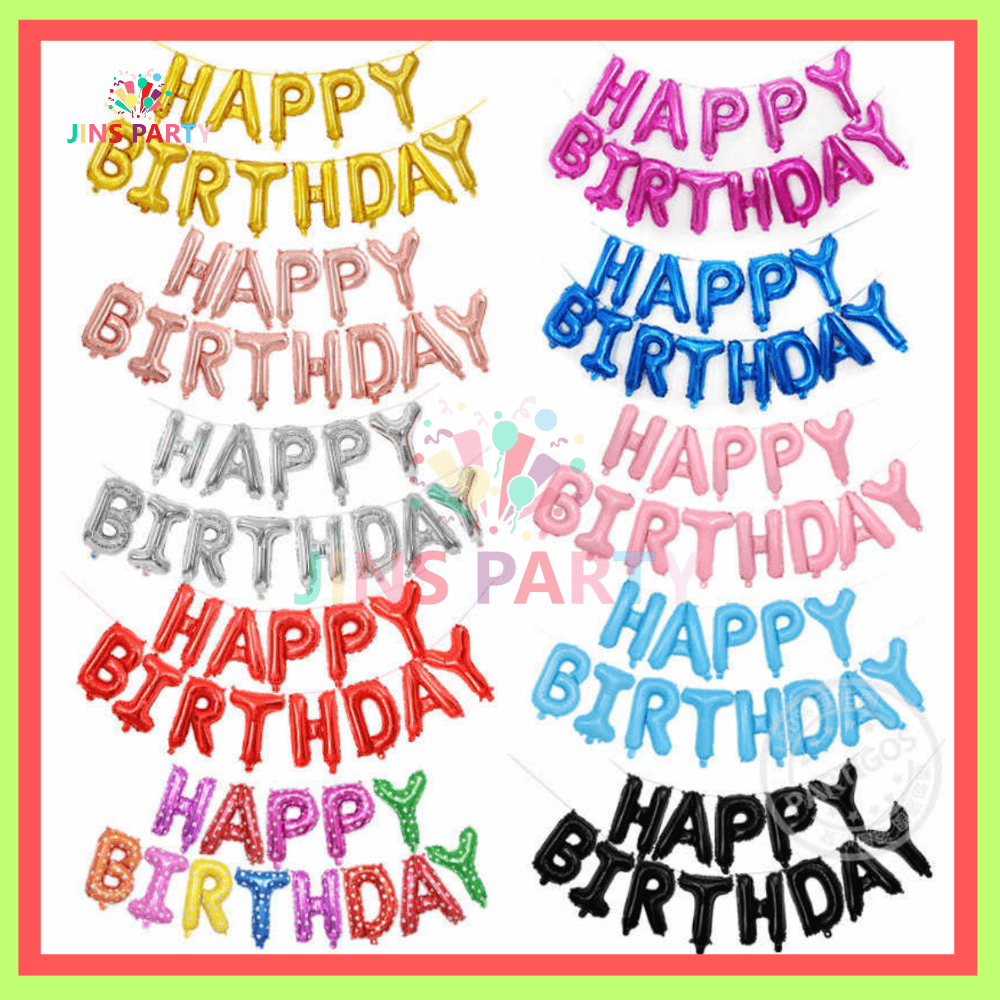 Happy Birthday Foil Banner Multi