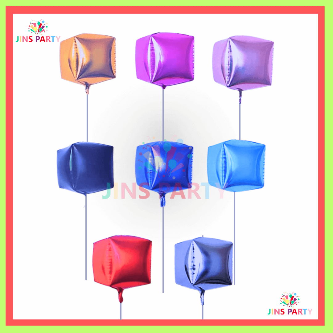 High Quality Metallic Square Foil Balloons For Birthday Party Decoration