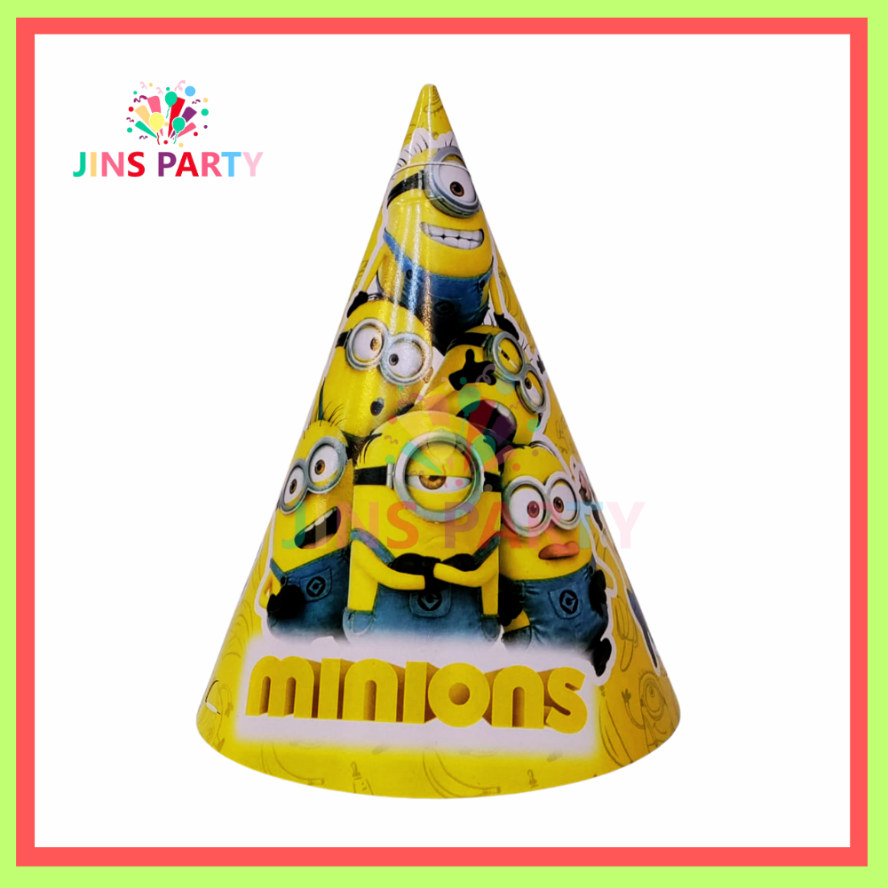 Minions Theme Party Card Caps / Hats For Party & Decorations