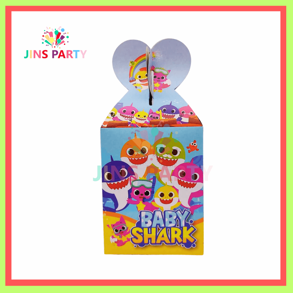 The Baby Shark Goody Boxes For Baby Shark Theme Birthday Party