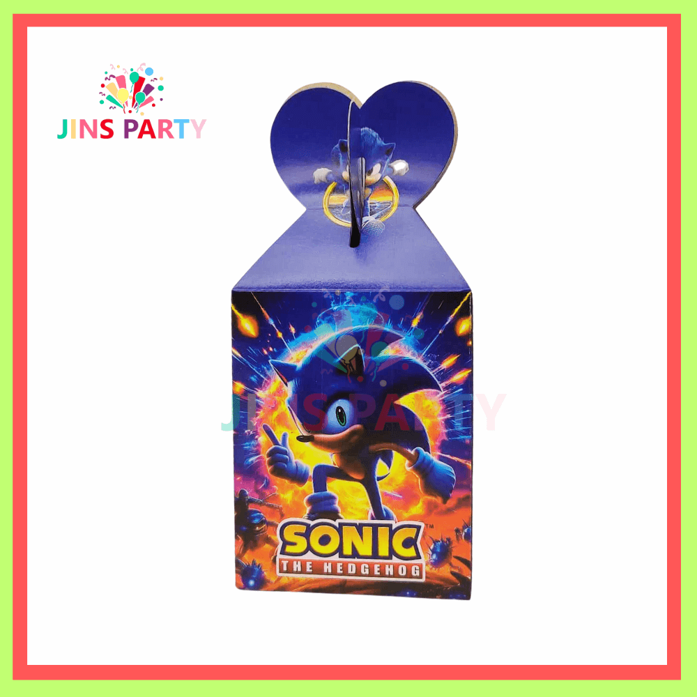 The Sonic Goody Boxes For Sonic Theme Birthday Party