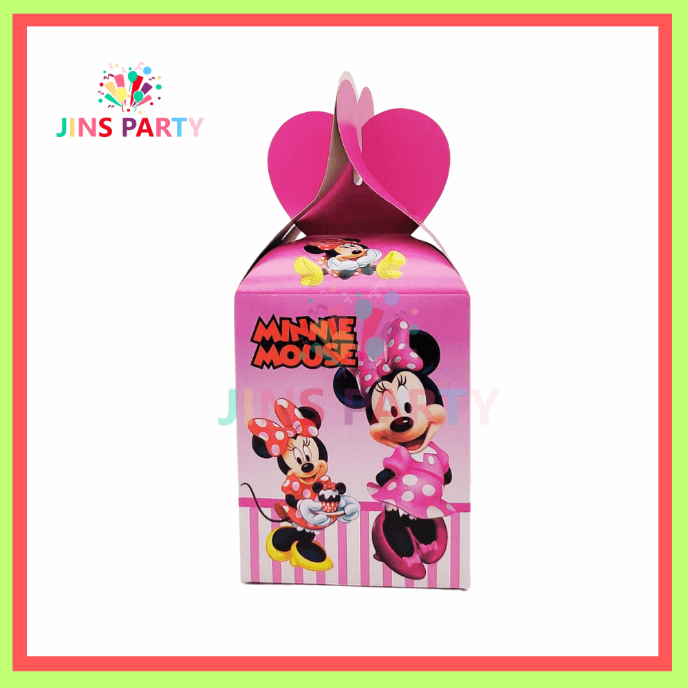 The Minni Mouse Goody Boxes For Minni Mouse Theme Birthday Party