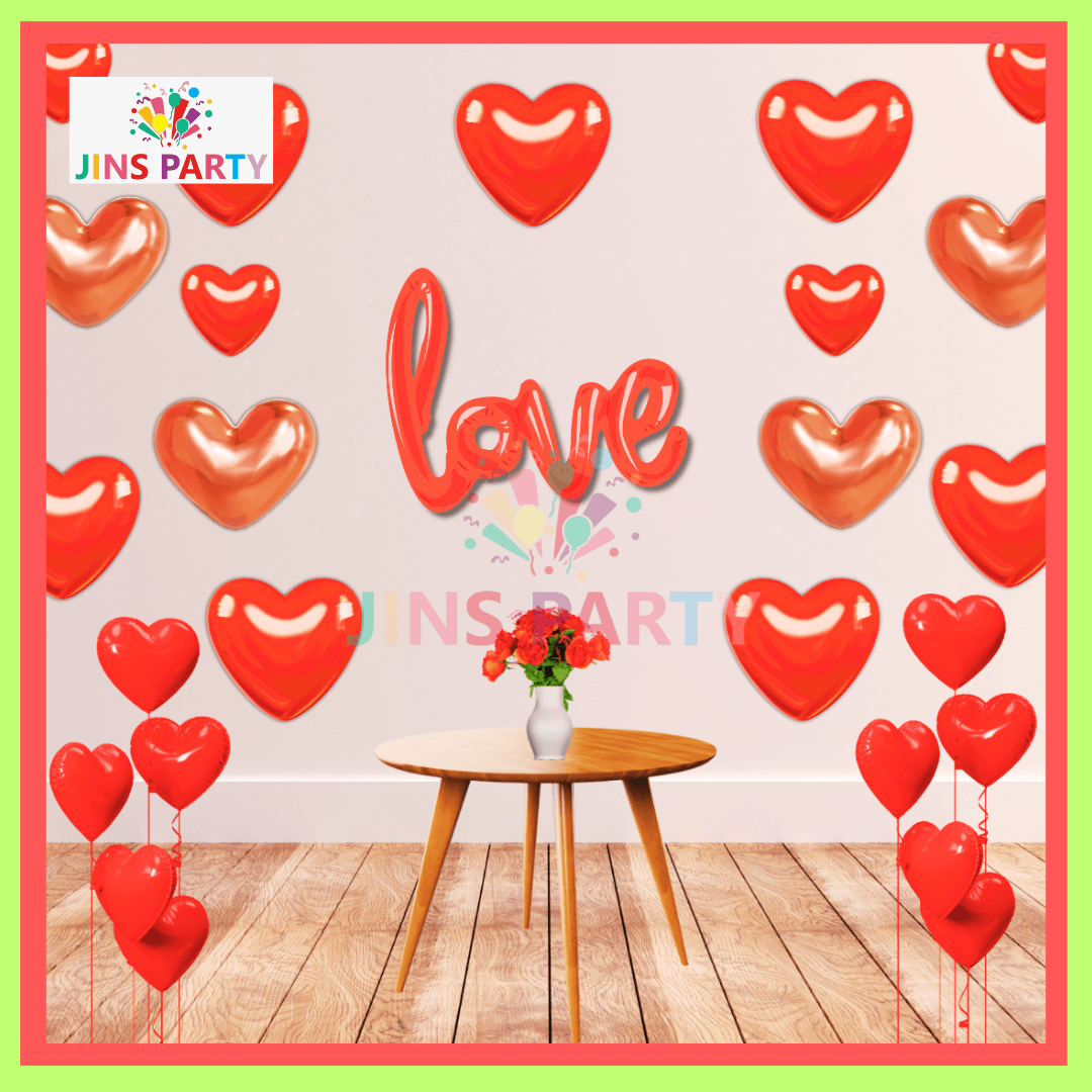 Love Theme Set 3 For Valentine, Anniversary Decorations